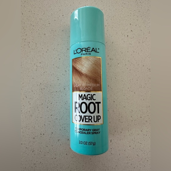 LOREAL MAGIC ROOT COVER UP TEMPORARY GRAY CONCEALER SPRAY LIGHT TO MEDIUM BLONDE - Picture 1 of 3